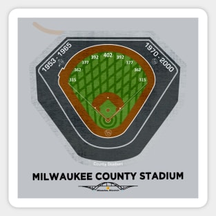 Milwaukee County Stadium • Milwaukee, WI Sticker